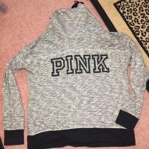 VS PINK grey pullover